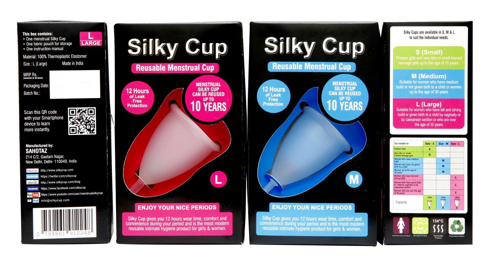 Silky Cup Menstrual Cup 